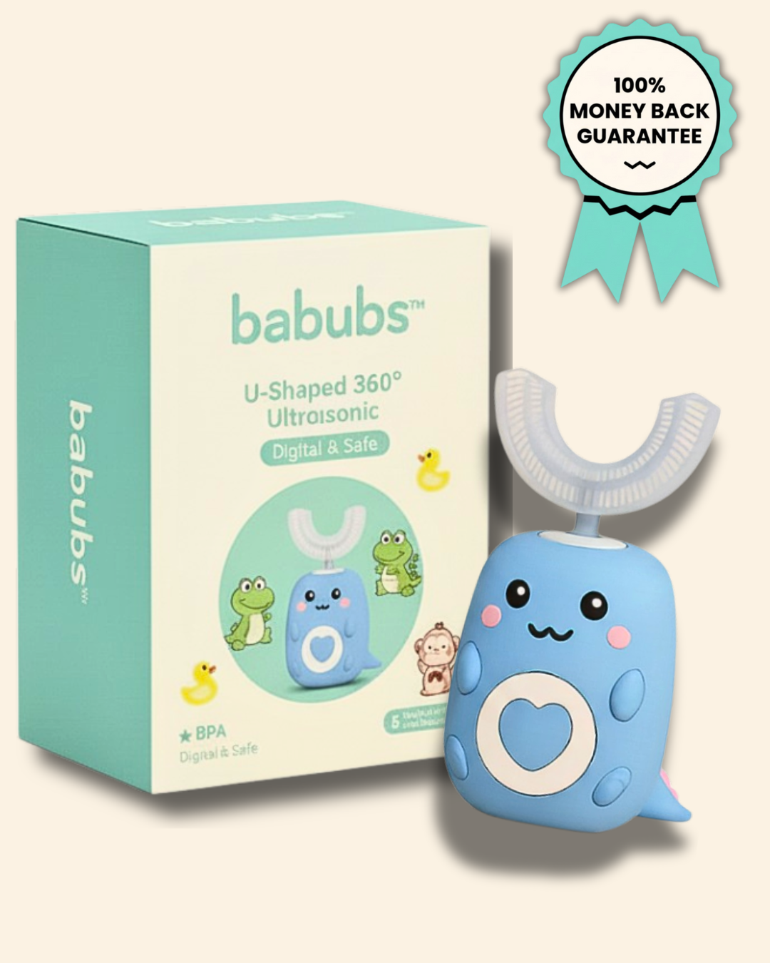 BABUBS™ 360° U-Shaped Electric Toothbrush